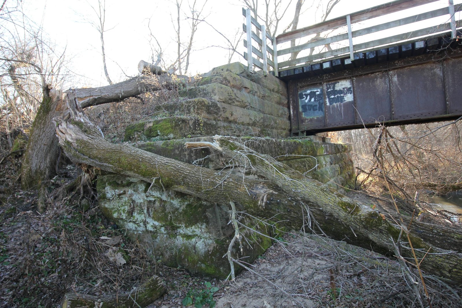 East abutment